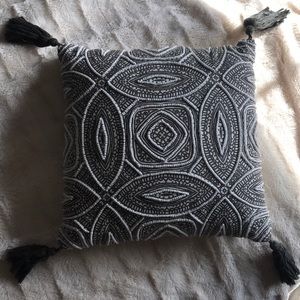 Beautiful beaded accent pillow!